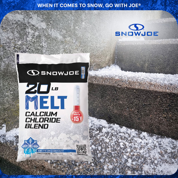 Snow Joe Calcium Chloride Blend Deicer & Snow Removal, 20 Pounds, AZ-20-ESB - VMInnovations