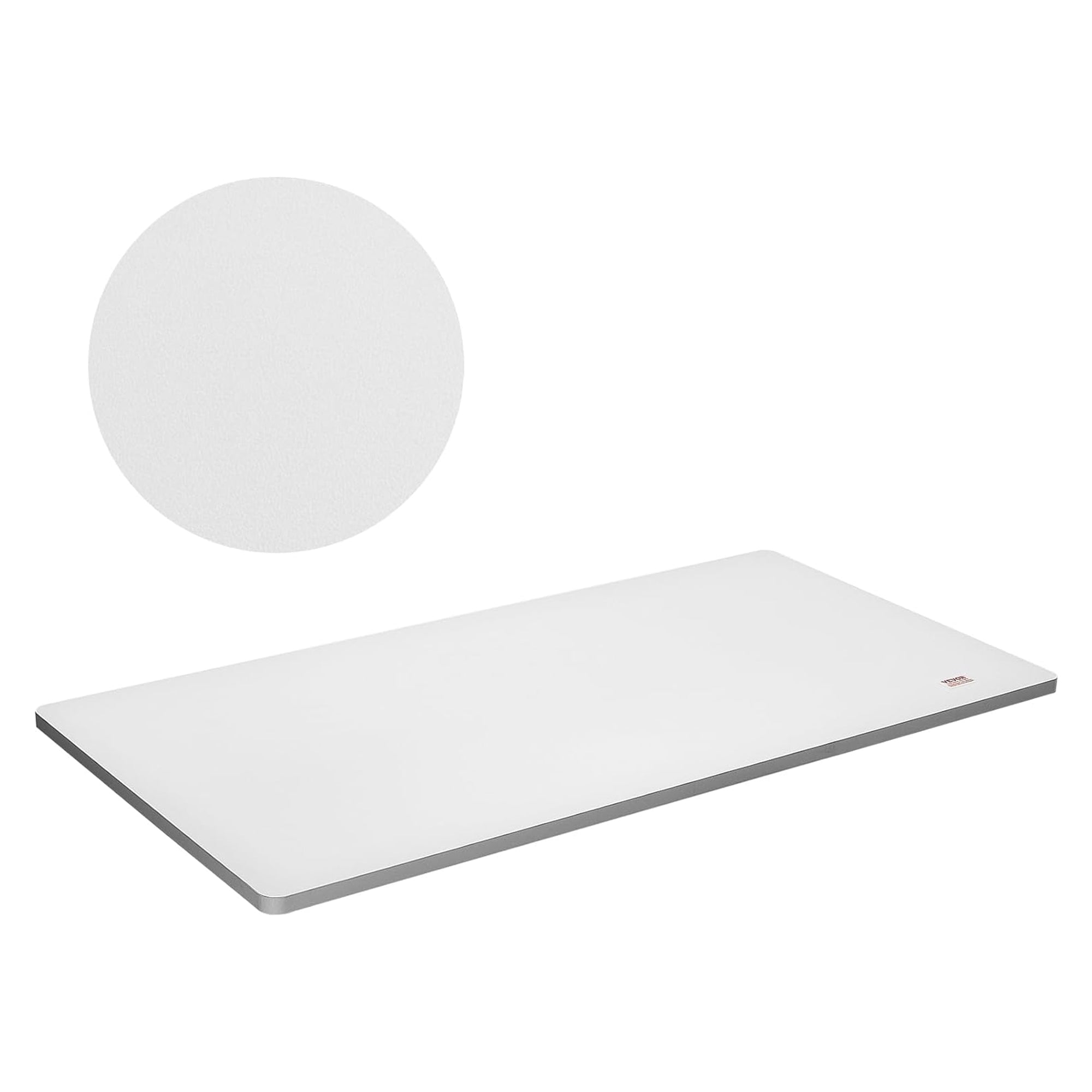 VEVOR 60 x 25 Inch Rectangular Tabletop for Adjustable Standing Desk, White - VMInnovations