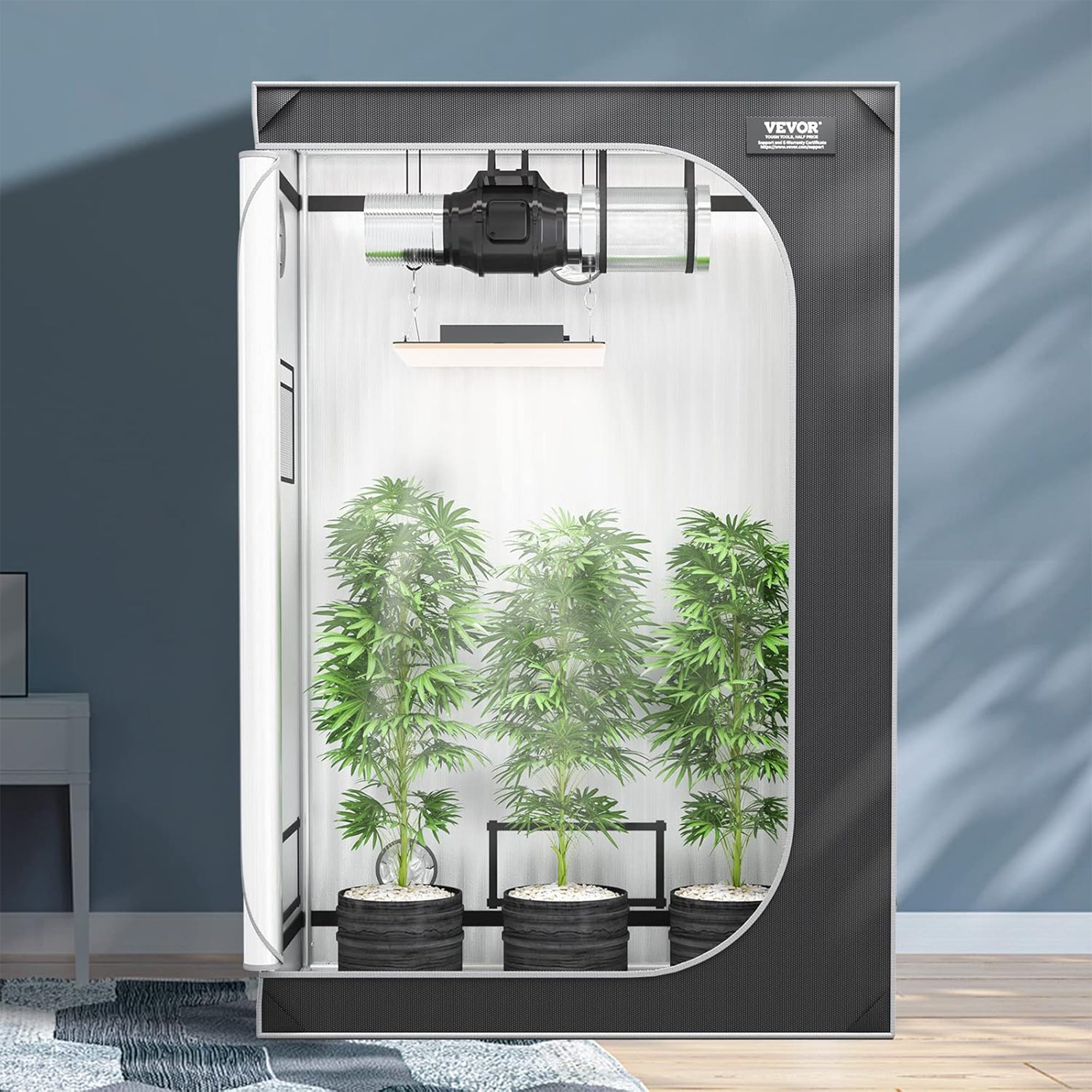 VEVOR Hydroponic Grow Tent, Complete Indoor Plant Growing System, 4x2’(Open Box) - VMInnovations