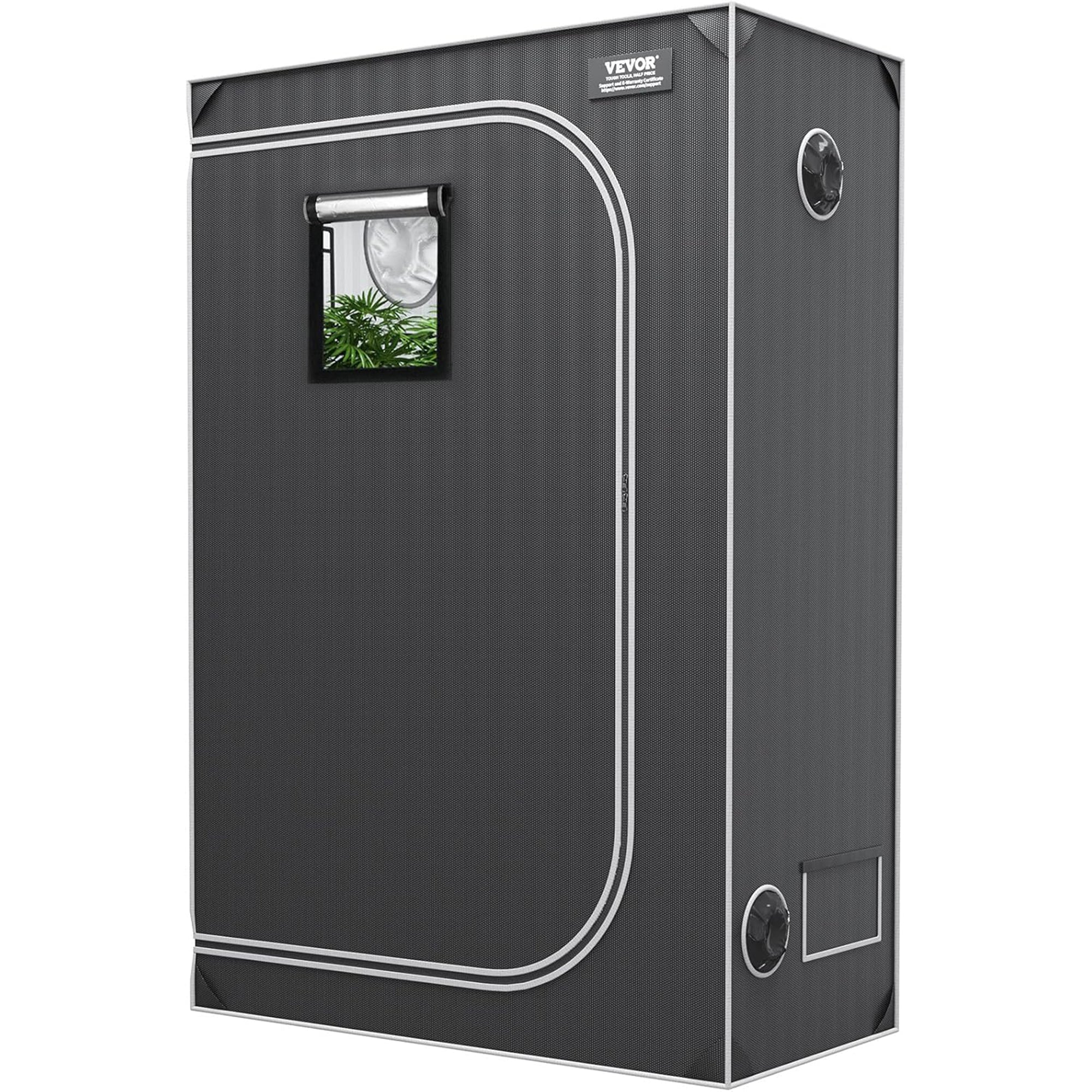 VEVOR Hydroponic Grow Tent, Complete Indoor Plant Growing System, 4x2’, Black - VMInnovations