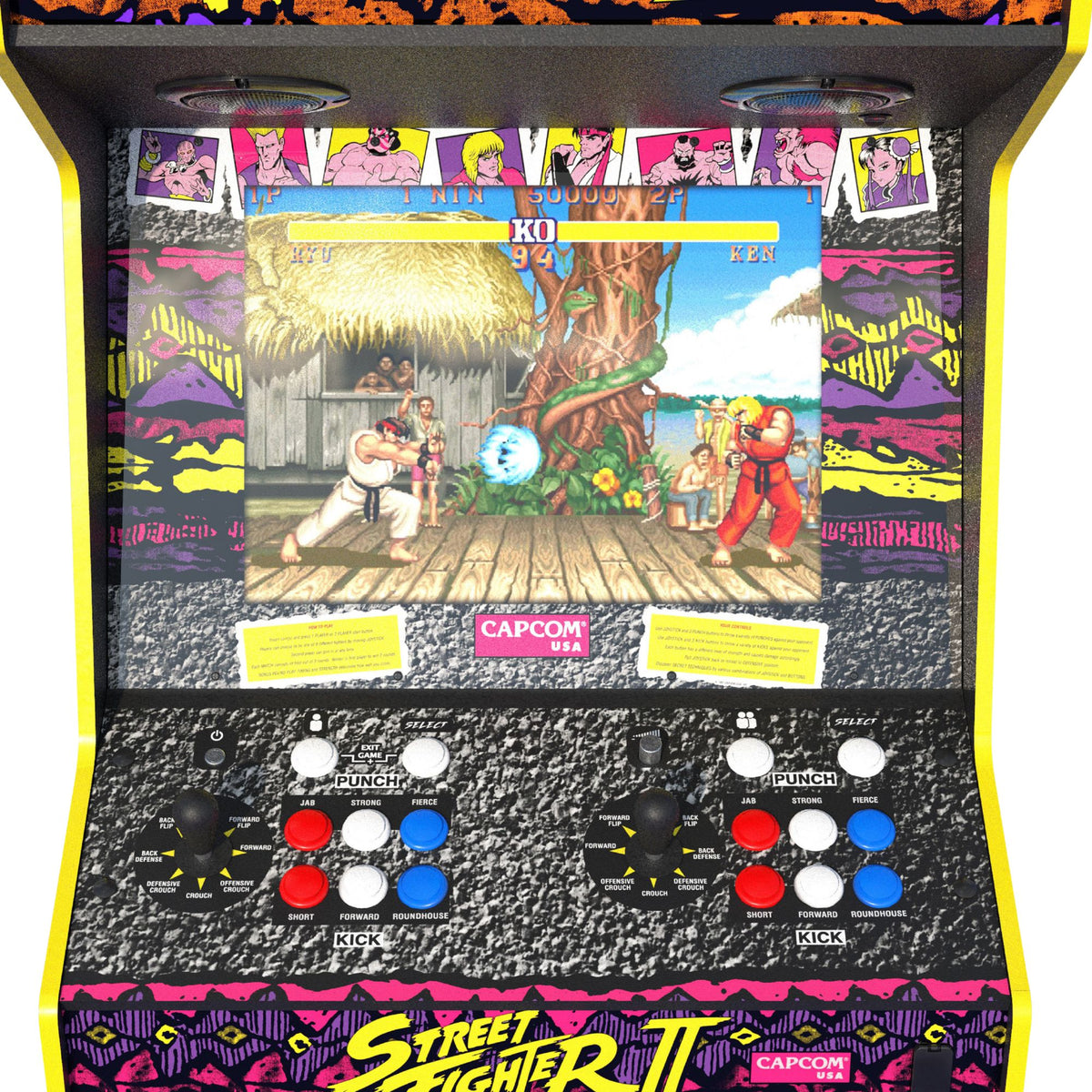Iconic Arcade Street Fighter II: The World Warrior XT Arcade Machine (Open Box)