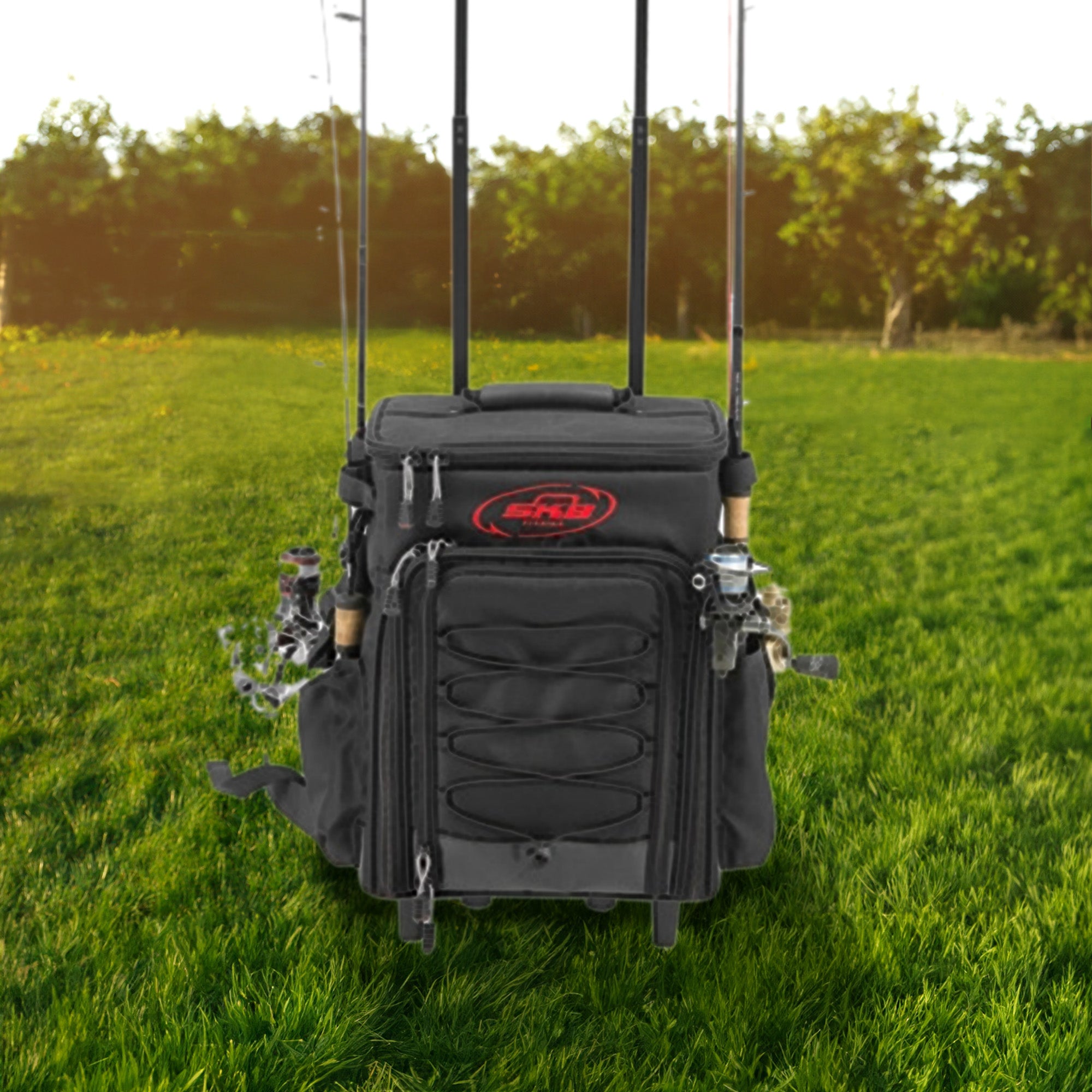 SKB Tak-Pak Backpack with Wheels, Removable Straps, and Retractable Pull Handle - VMInnovations
