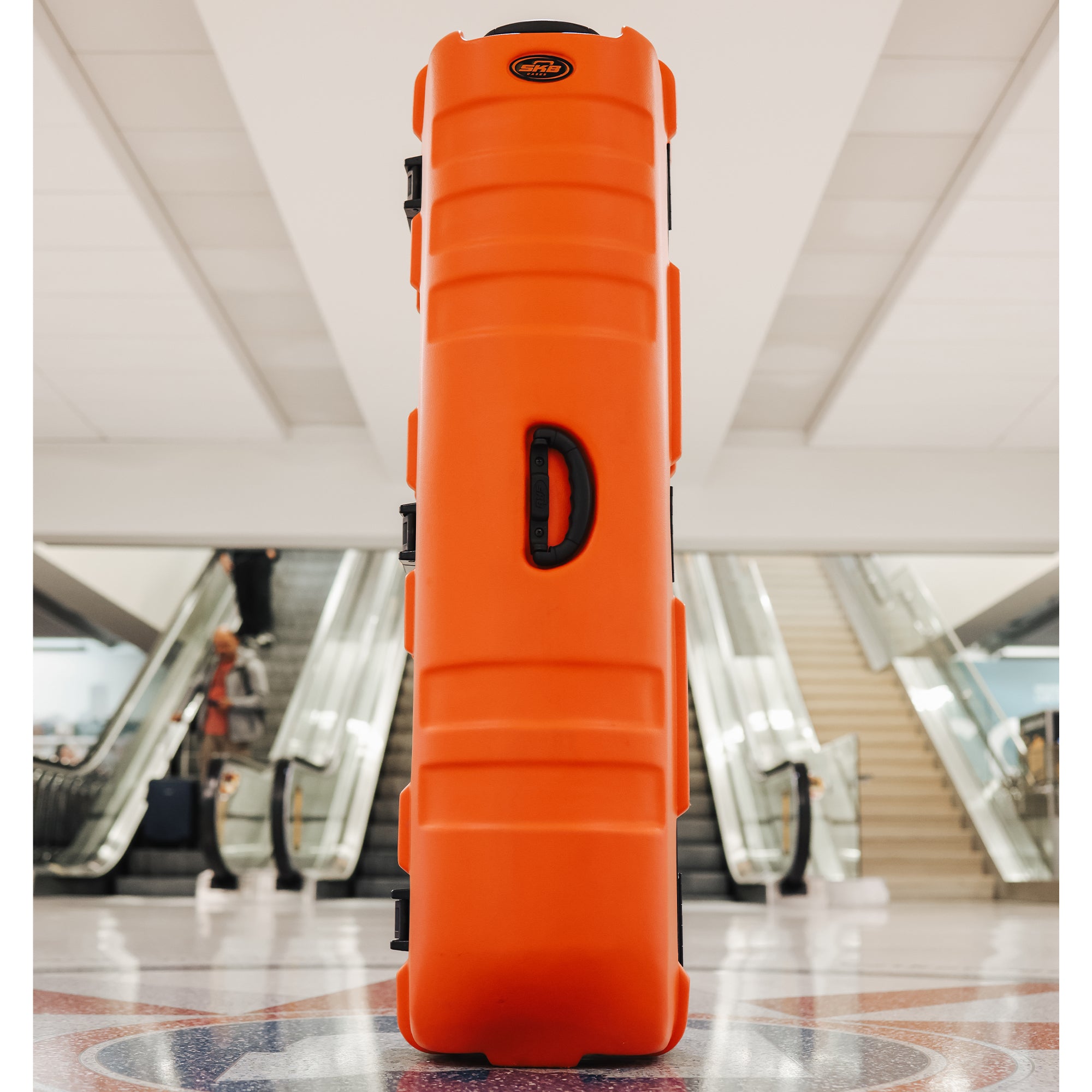 SKB Cases ATA Staff Pro XL Hard Plastic Storage Cart Golf Travel Case, Orange