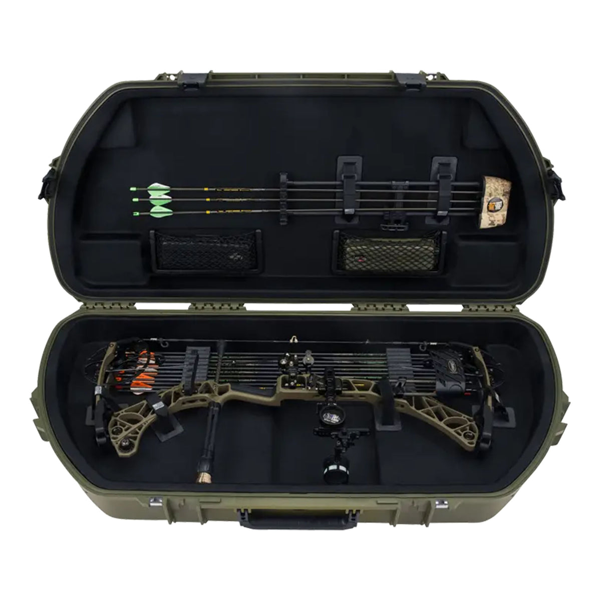 SKB Hard Protective Storage Case, Bow & Arrow iSeries Case, Green (Open Box)