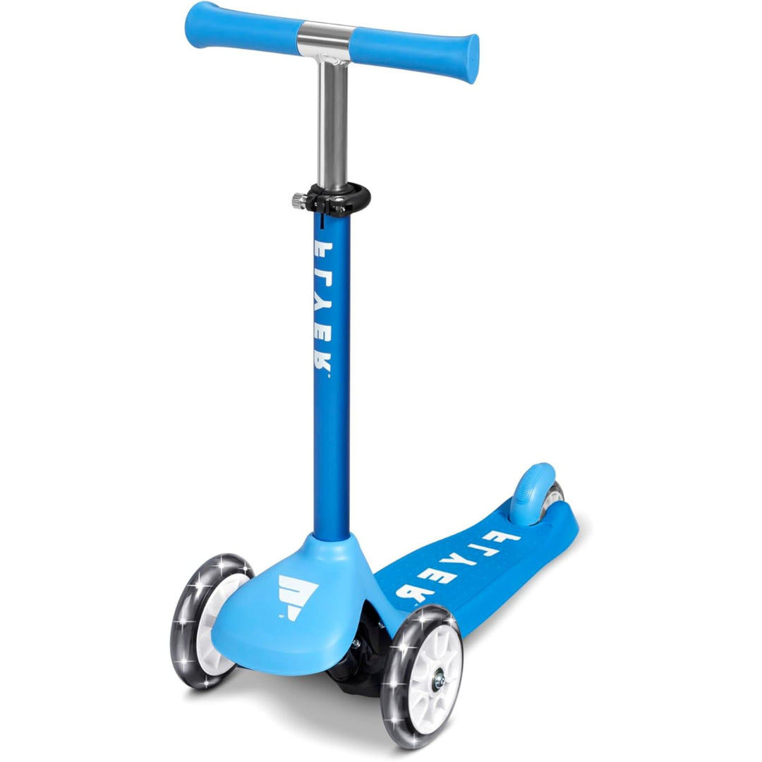 Radio Flyer Kids Toddler Flyer Glider Jr. Ride On Toy w/ Light Up Wheels, Blue - VMInnovations