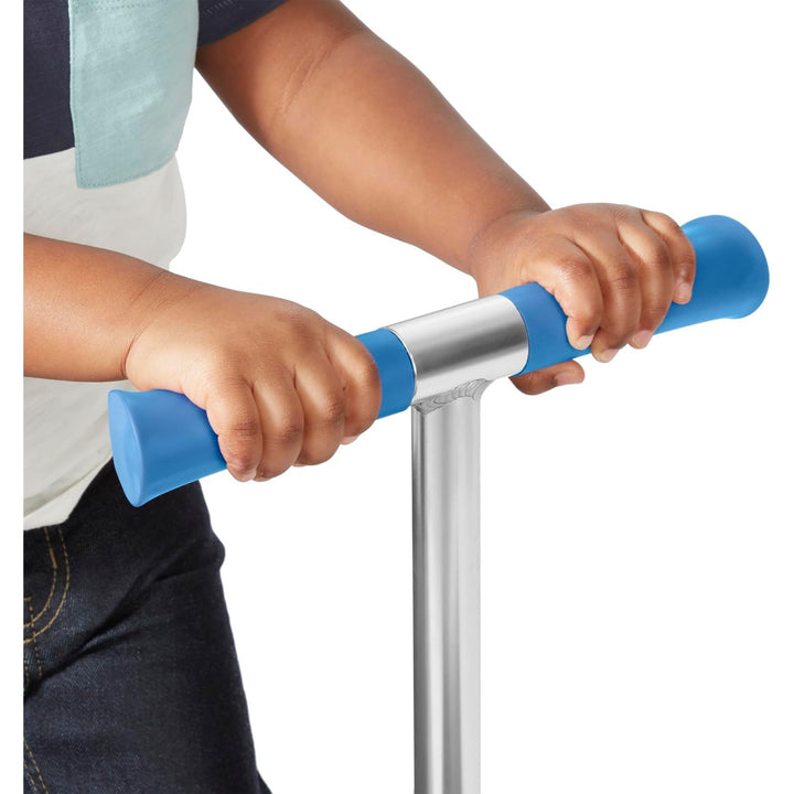 Radio Flyer Kids Toddler Flyer Glider Jr. Ride On Toy w/ Light Up Wheels, Blue - VMInnovations