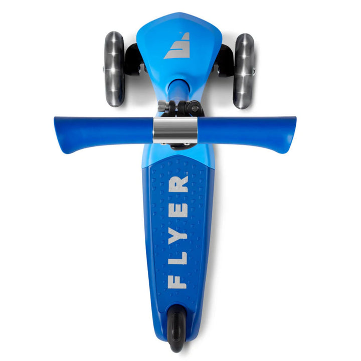 Radio Flyer Kids Scooter, Flyer Glider Pro Ride On Toy w/ Light Up Wheels, Blue - VMInnovations