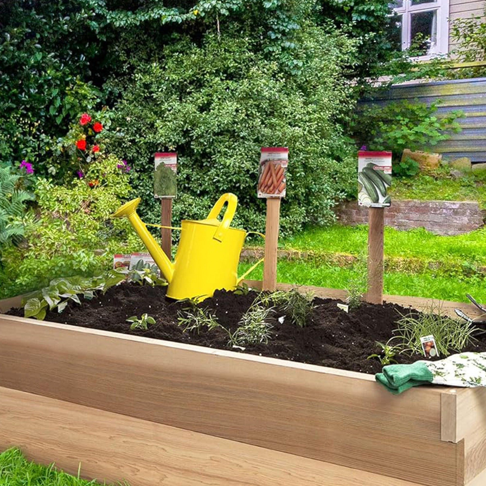 All Things Cedar 4-ft X 2-ft Raised Garden Planter Bed, Western Red Cedar Build - VMInnovations