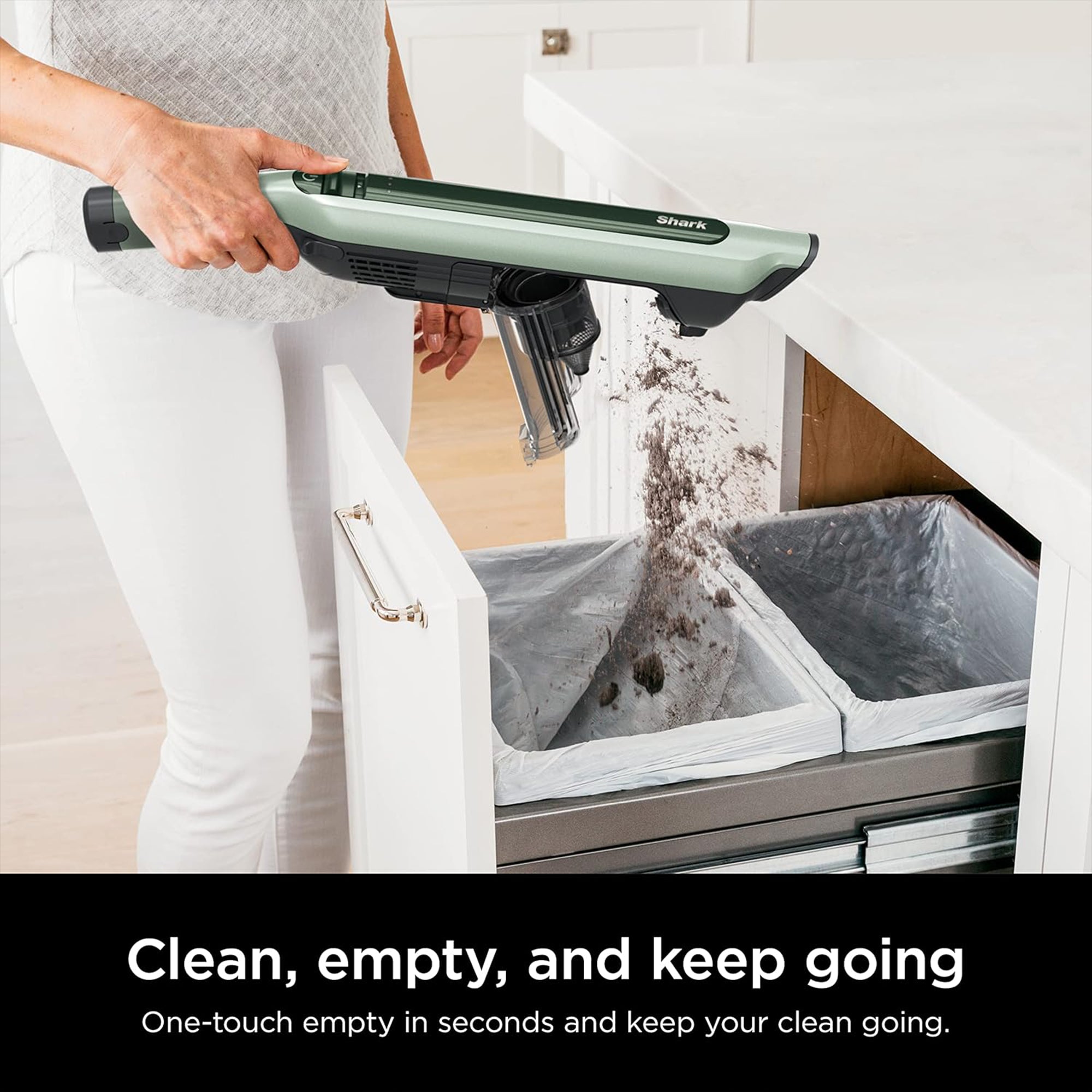 Shark WANDVAC Pet Cordless Stick Vacuum w/ Charging Dock, Green (Open Box) - VMInnovations