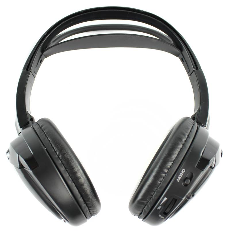 AUDIOVOX MTGHP1C Fold Flat Wireless Automotive Infrared Stereo Headphones