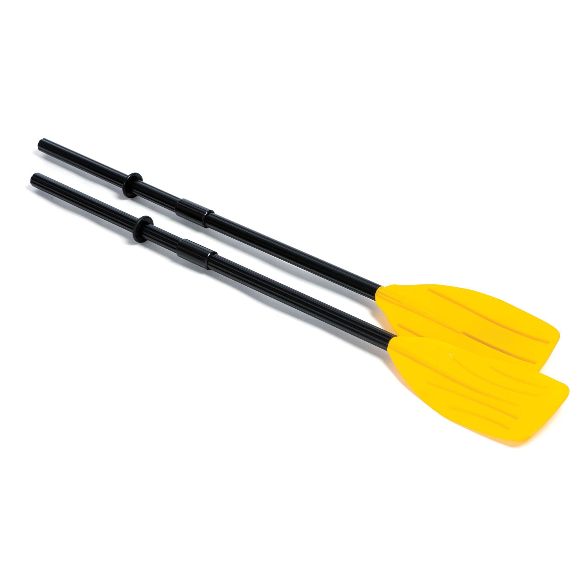 Intex Set of 48" Paddles Plastic Ribbed French Oars for Inflatable Boat (Pair) - VMInnovations