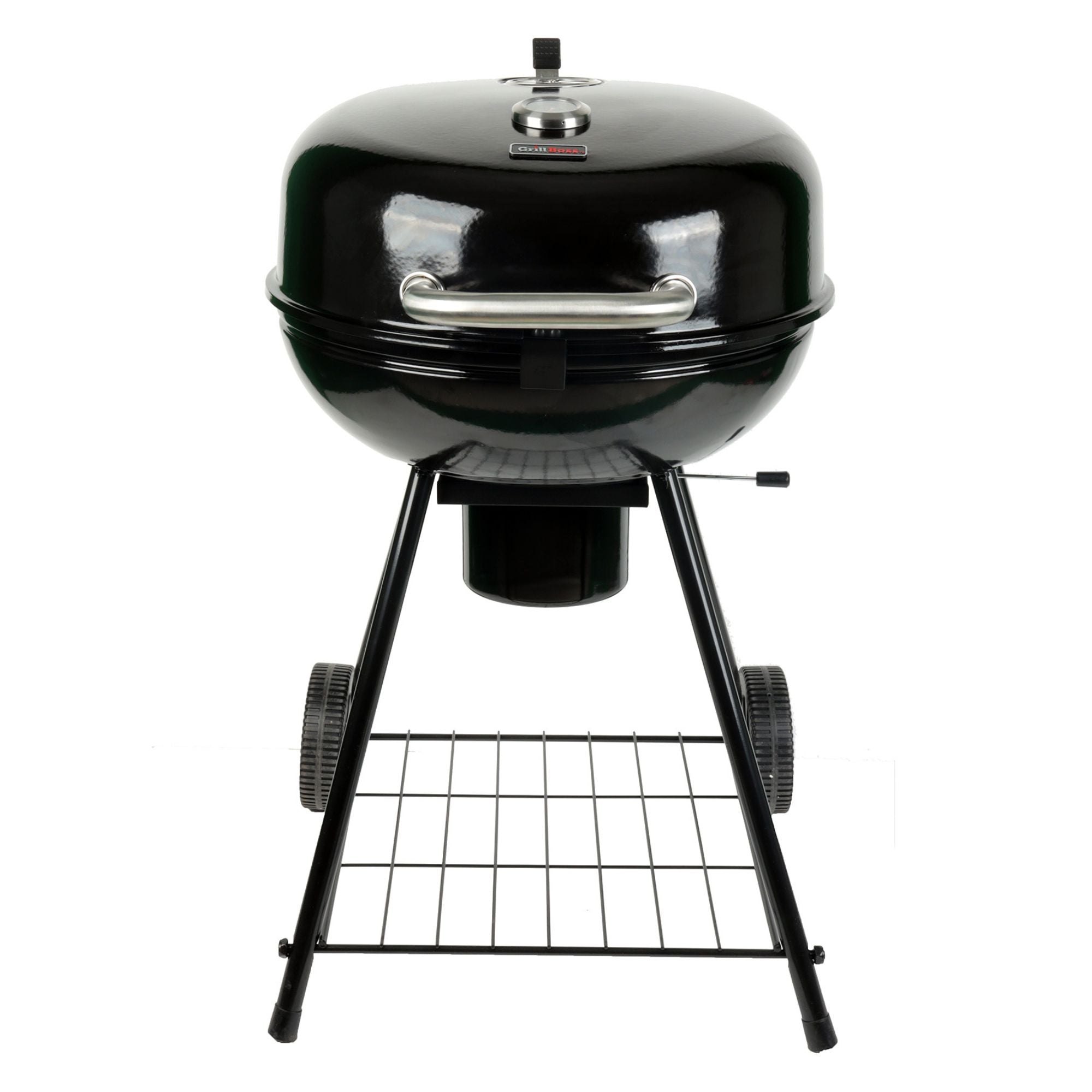 Grill Boss 22" Kettle Charcoal Grill,Porcelain Lid, Large Cooking Area(Open Box)