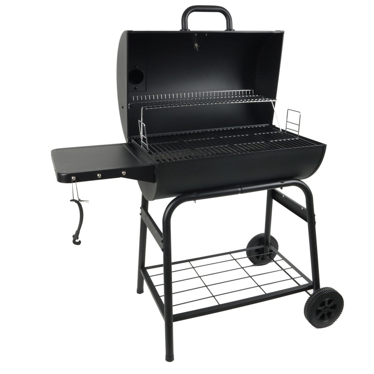 Grill Boss 30" Charcoal Barrel Grill, Adjustable Grate Large(For Parts)