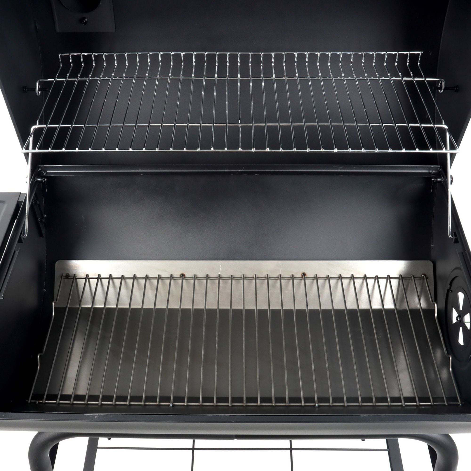 Grill Boss 30" Charcoal Barrel Grill, Adjustable Grate Large(For Parts) - VMInnovations