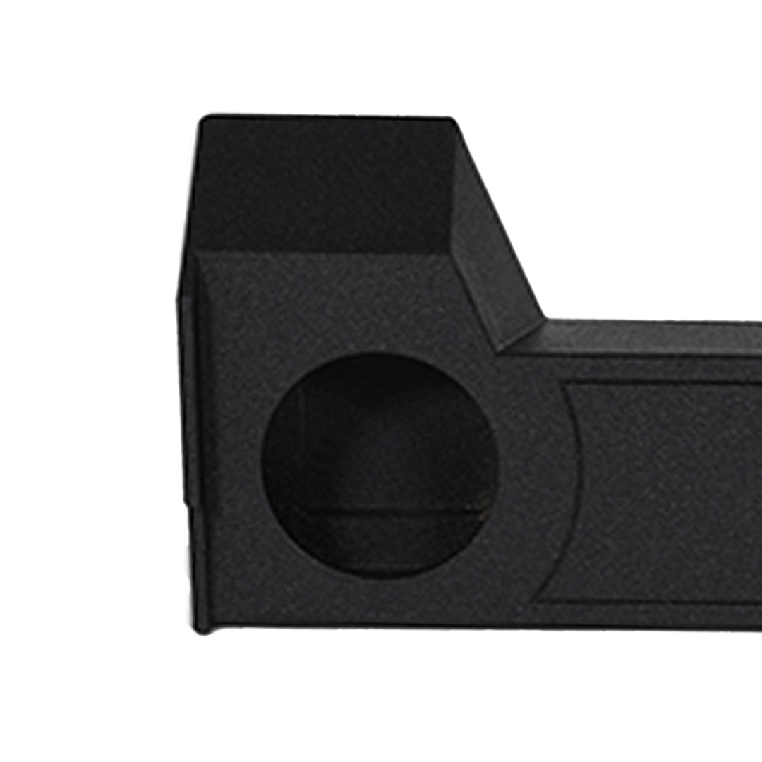 Q Power Dual 10" Subwoofer Enclosure, 2019+ Dodge Crew, Audio Box, Black