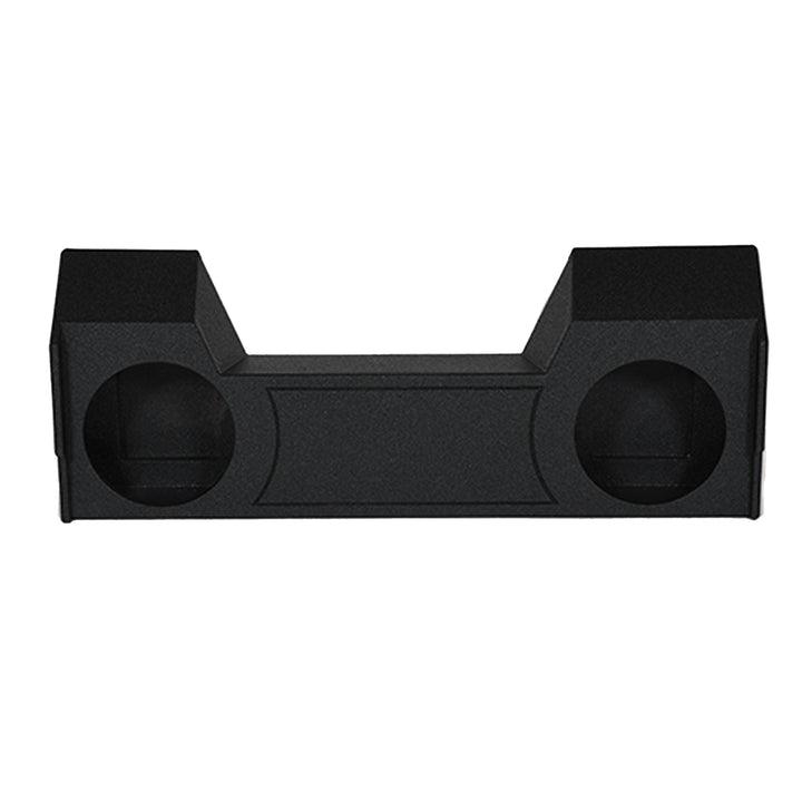 Q Power Dual 12" Subwoofer Enclosure, 2019+ Dodge Crew, Audio Box, Black