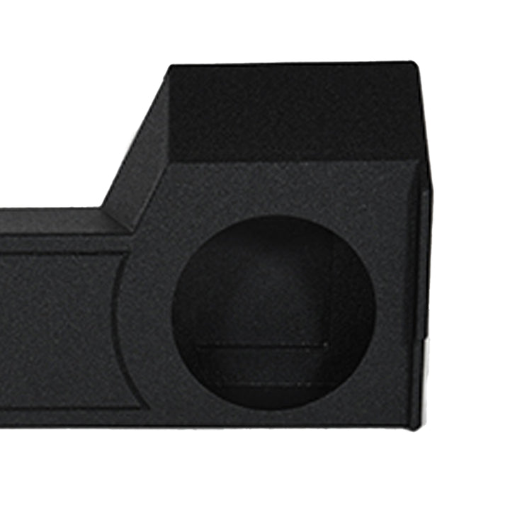 Q Power Dual 12" Subwoofer Enclosure, 2019+ Dodge Crew, Audio Box, Black