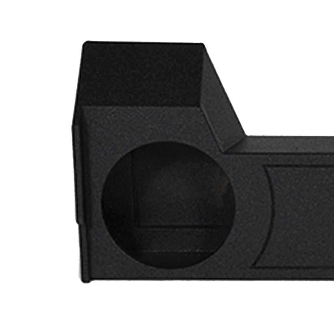 Q Power Dual 12" Subwoofer Enclosure, 2019+ Dodge Crew, Audio Box, Black