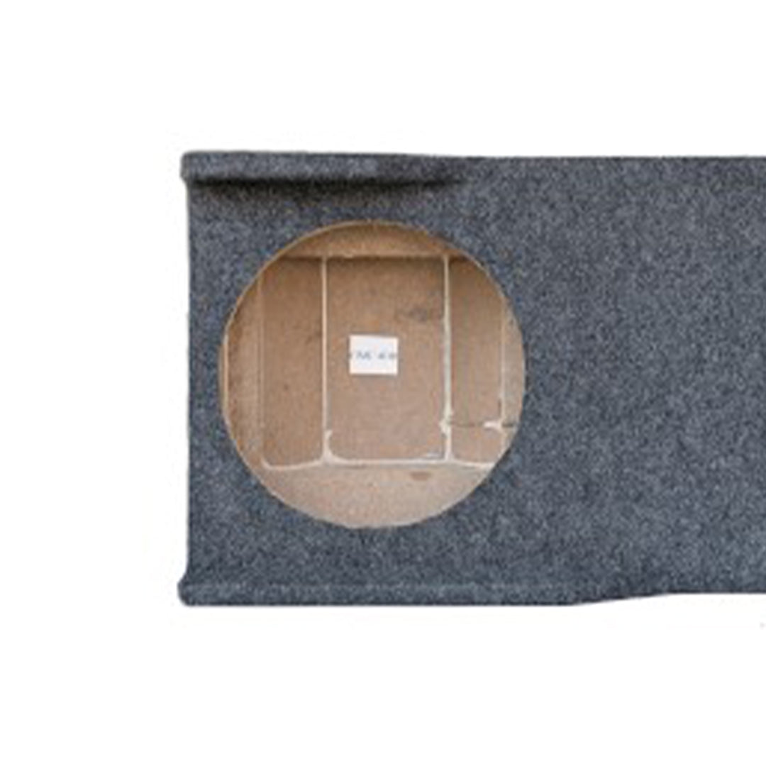 Q Power Dual 10 Inch Subwoofer Box Chevy GMC Truck Crew Cab Underseat Enclosure