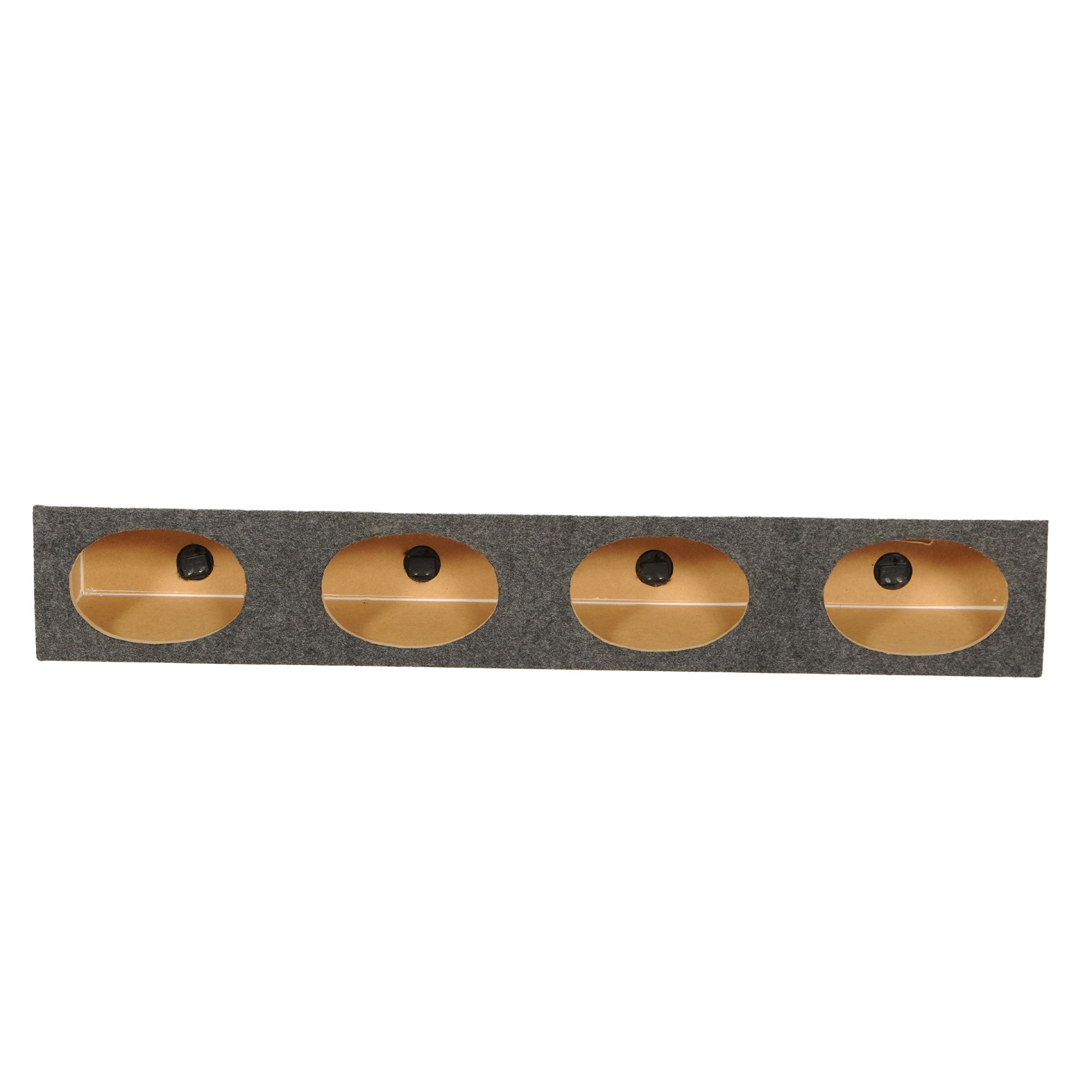Autotek Street Machine 2 Pair 6x9 Speakers with QPower 4-Hole Wedge Enclosure
