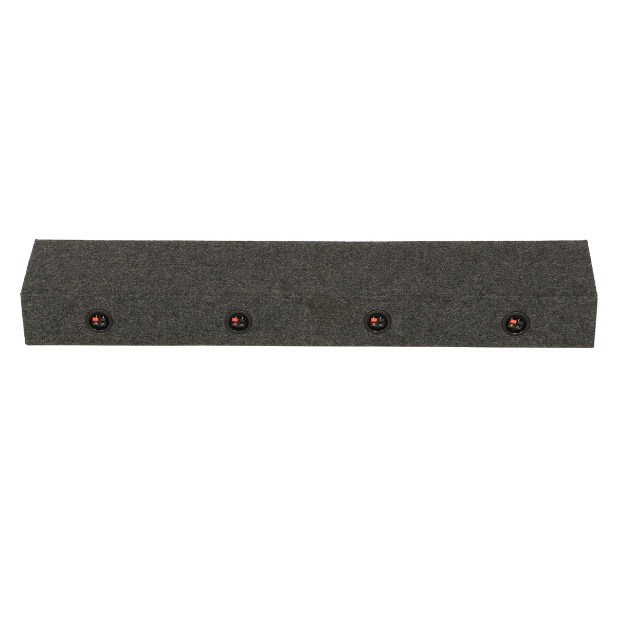 Hifonics 2 Pair Zeus 6" x 9" Coaxial Speakers w/ QPower 4-Hole Wedge Enclosure