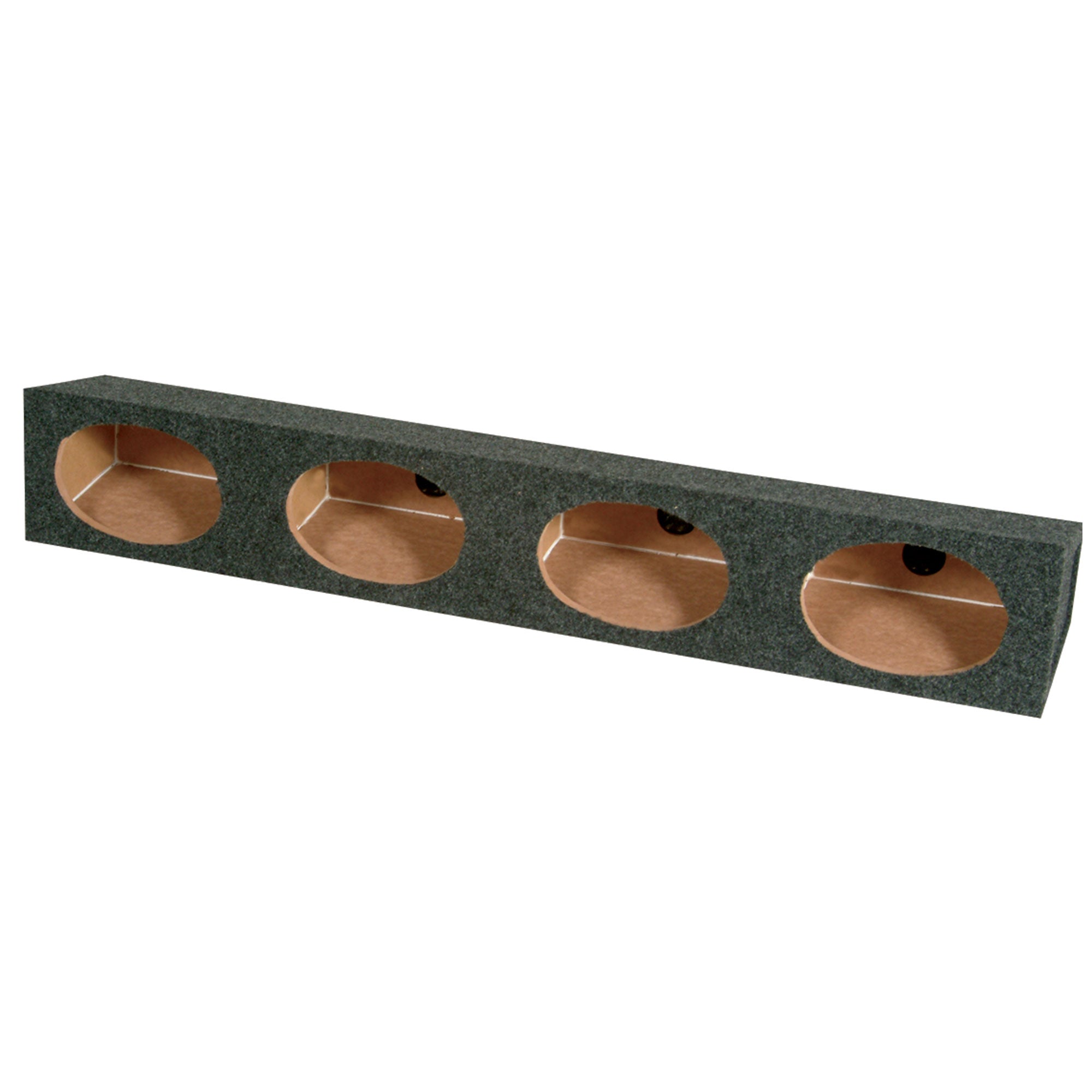 Autotek Street Machine 2 Pair 6x9 Speakers with QPower 4-Hole Wedge Enclosure