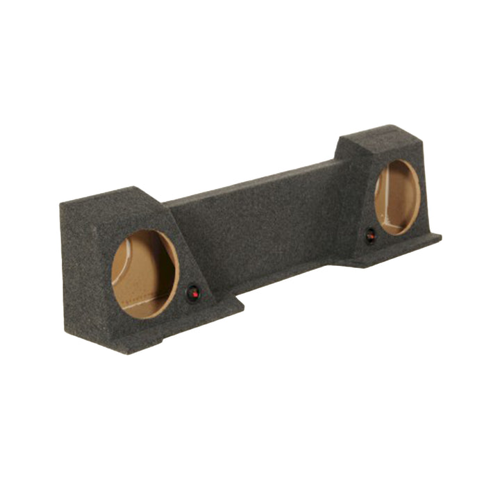 Q Power Dual 10 Inch Subwoofer Box for Chevy Silverado GMC Sierra Extended Cab