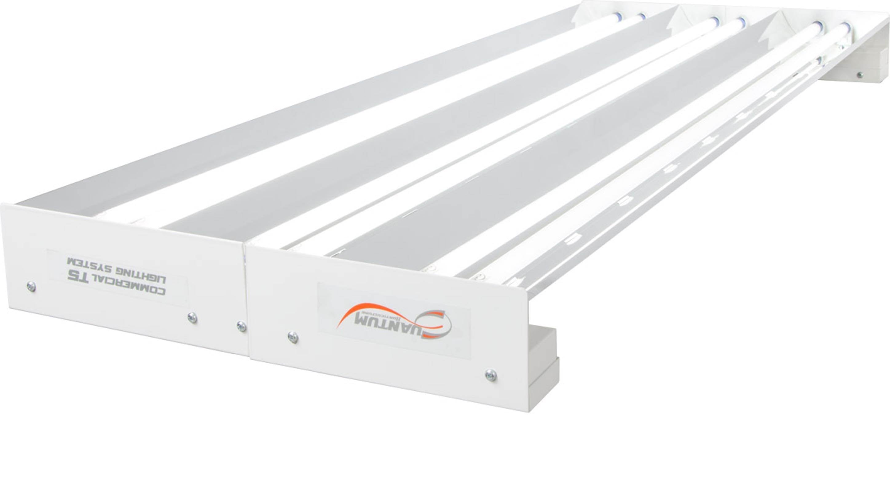 QUANTUM T5 4ft 6 Lamp Hydroponics 324W Fluorescent Grow Light Fixture (Open Box)