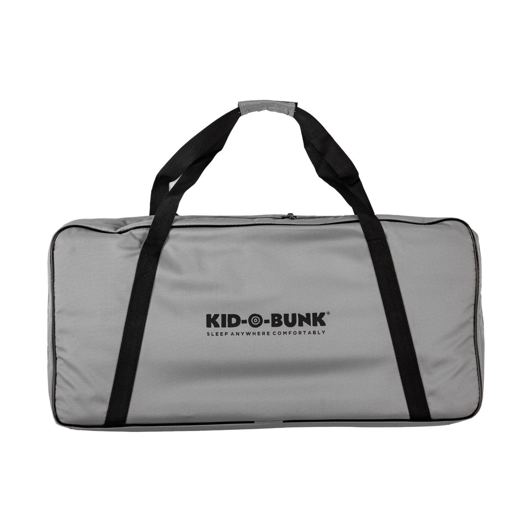 Disc-O-Bed Youth Single Cot Kid-O-Bed with Storage Organizer & Carry Bag, Red - VMInnovations
