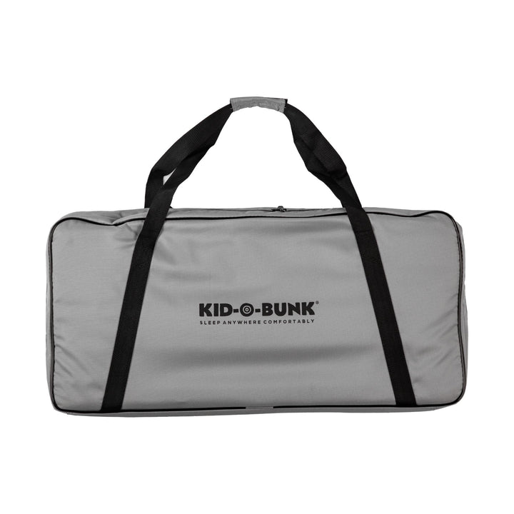 Disc-O-Bed Youth Single Cot Kid-O-Bed with Storage Organizer & Carry Bag, Red - VMInnovations