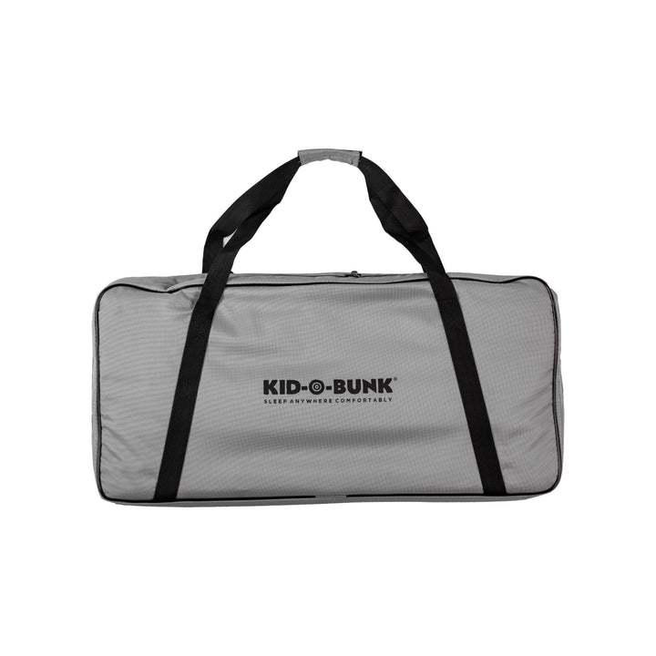 Disc-O-Bed Youth Single Cot Kid-O-Bed with Storage Organizer & Carry Bag, Tan - VMInnovations