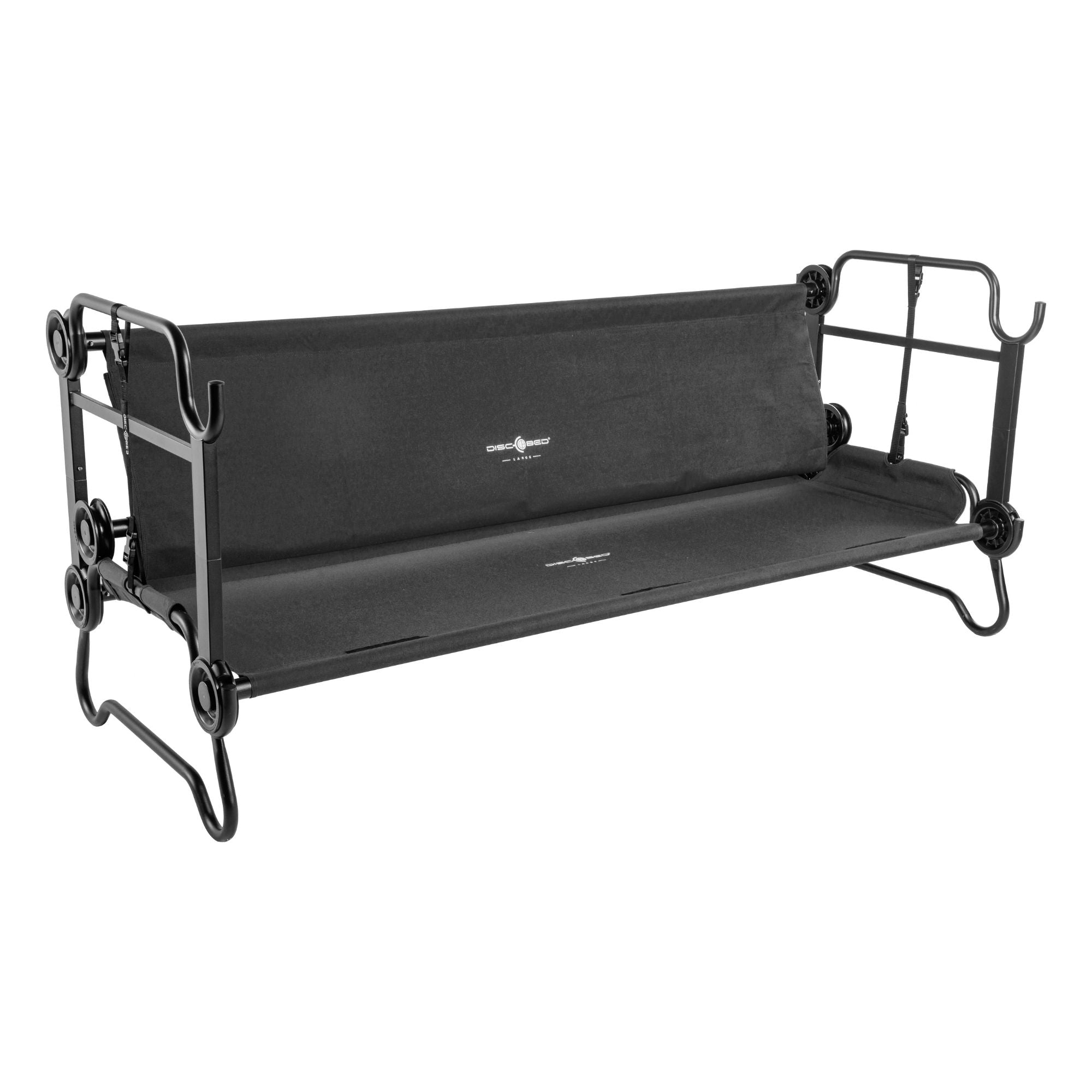 Disc-O-Bed LG Outdoor Convertible 2 Person Portable Camping Bunk Cots(Open Box)