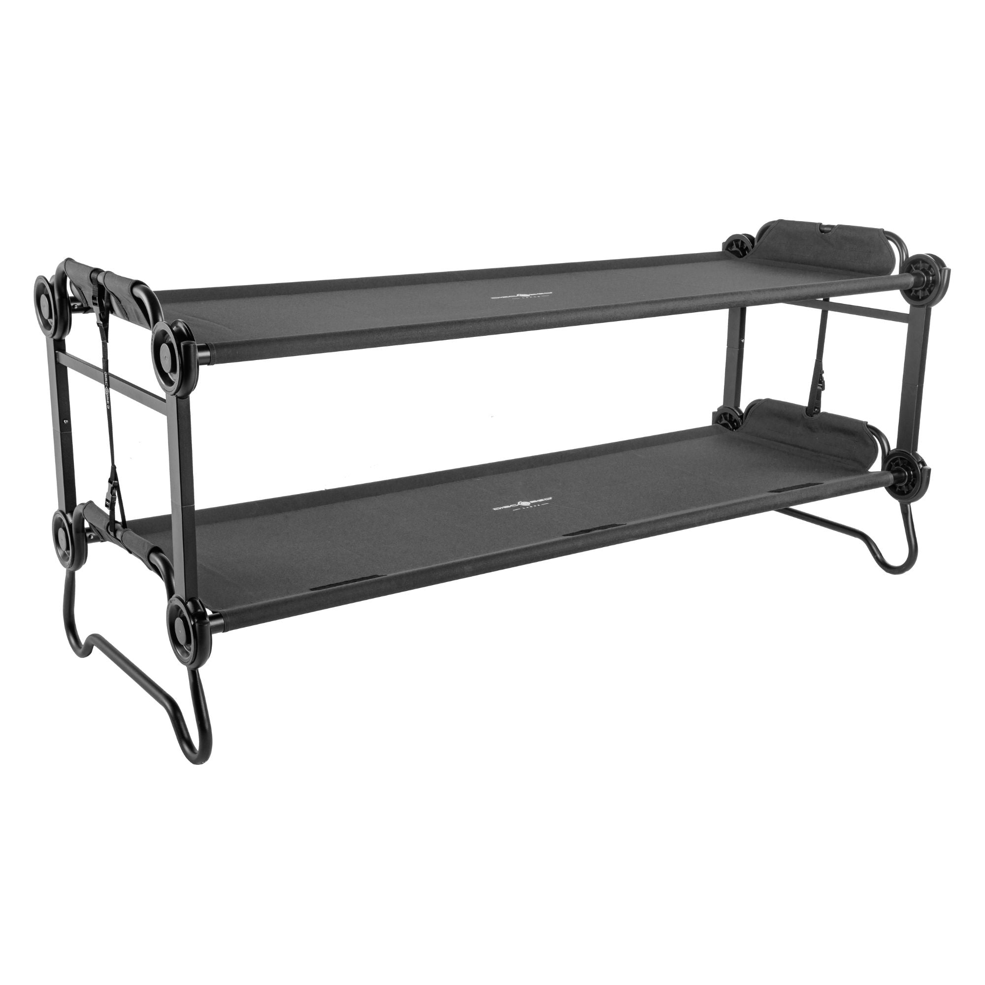 Disc-O-Bed LG Outdoor Convertible 2 Person Portable Camping Bunk Cots(Open Box)