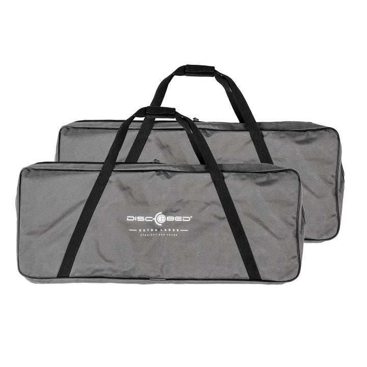 Disc-O-Bed Double Cot, Portable Sleep Solution for Tents & Cabins, Grey, XL