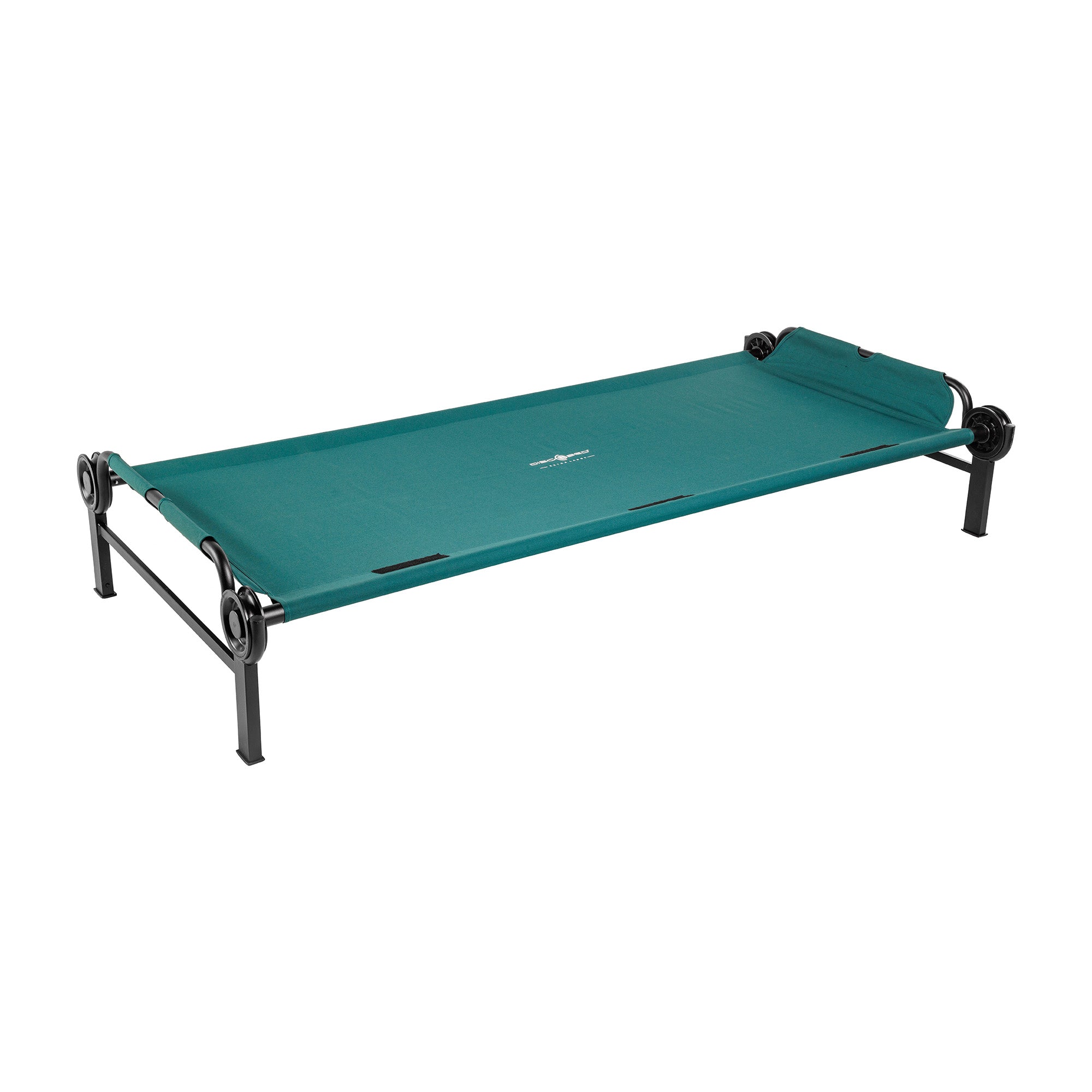 Disc-O-Bed Cot, Portable Sleep Solution for Tents & Cabins, Green, XL (Open Box) - VMInnovations