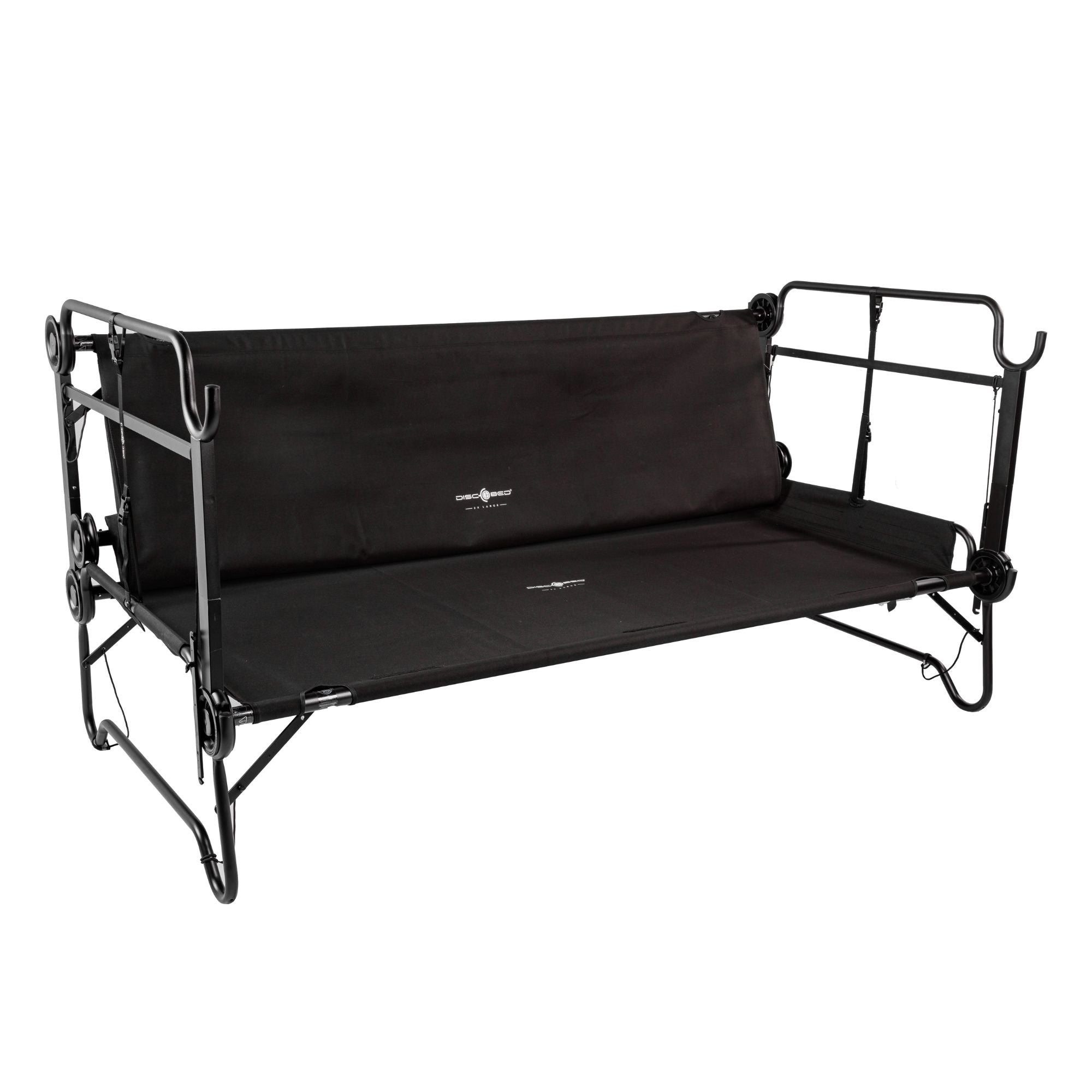 Disc-O-Bed 2XL Outdoor Convertible 2 Person Camping Bunking Cots(Open Box) - VMInnovations