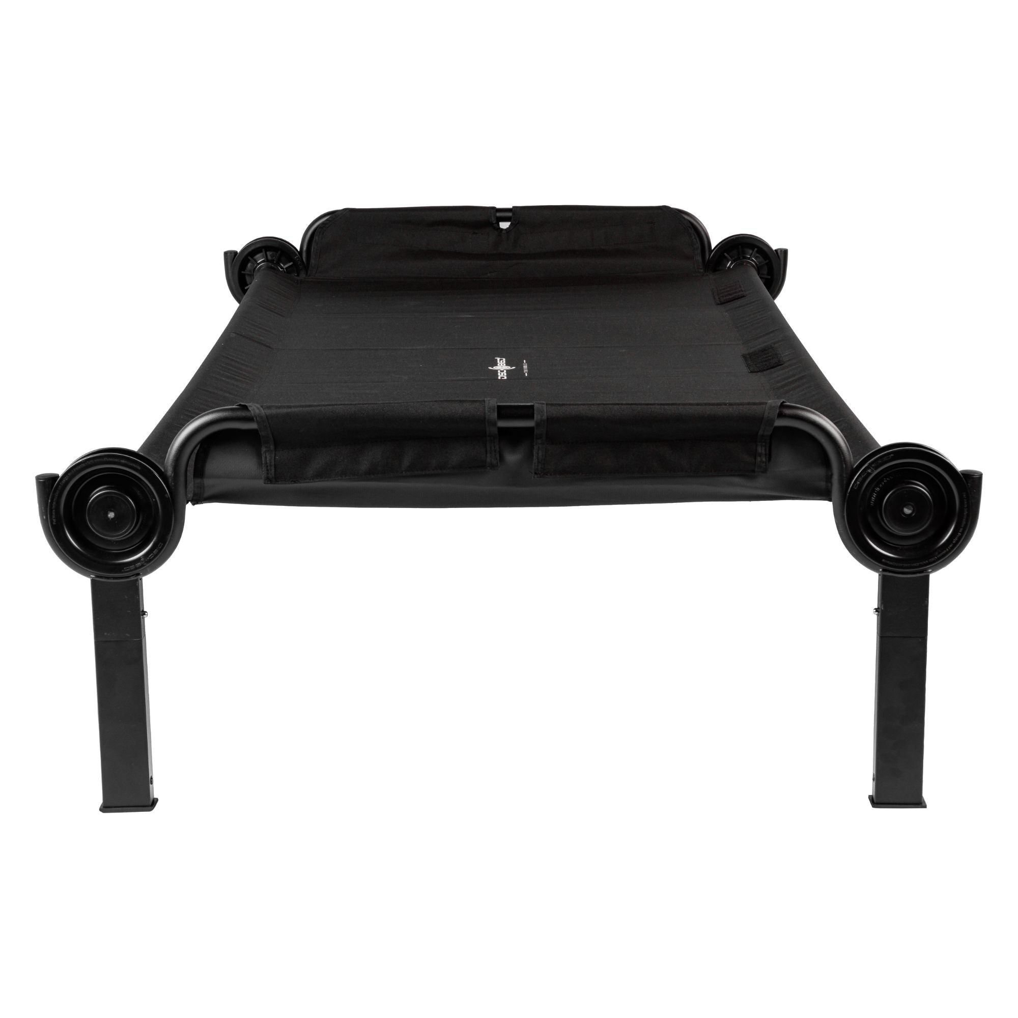 Disc-O-Bed Trundle Cot for XL or 2XL Bunk System with Zippered Carry Bag, Black - VMInnovations