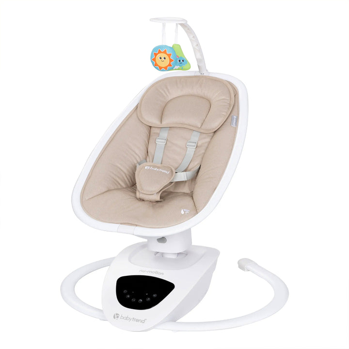 Baby Trend NuMotion Infinity Swing, 5-Motion Newborn to Infant Rocker, Dash Tan - VMInnovations