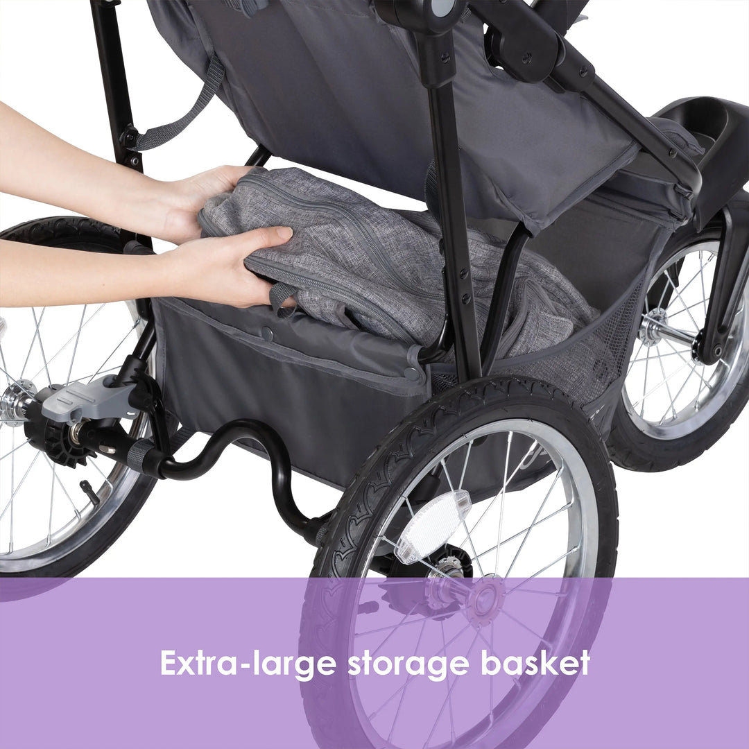 Baby Trend Travel System, Stroller and Car Seat Combo, Journey Jogger, Grey - VMInnovations