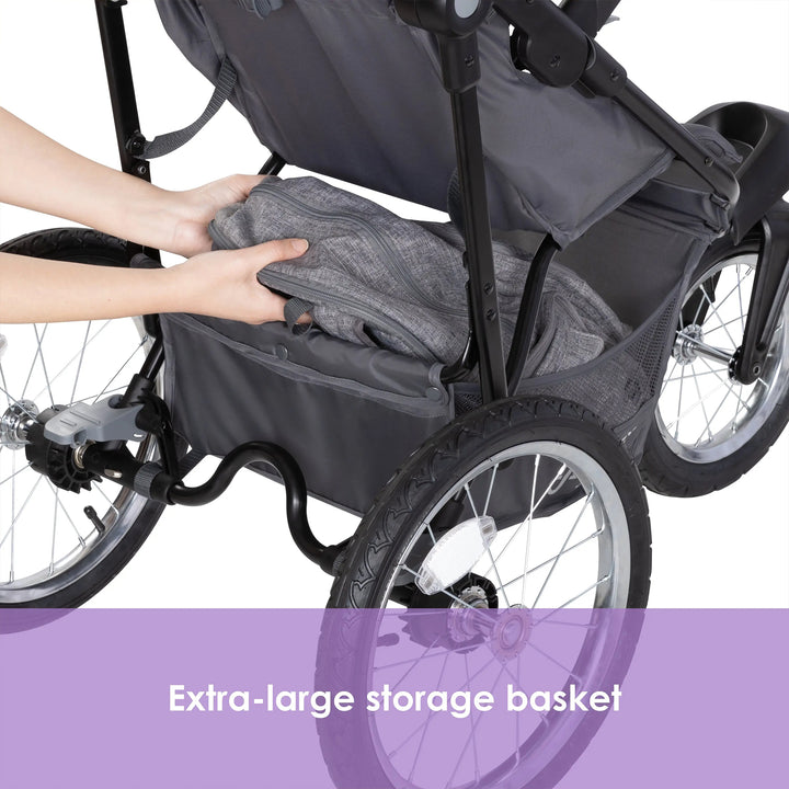 Baby Trend Travel System, Stroller and Car Seat Combo, Journey Jogger, Grey - VMInnovations