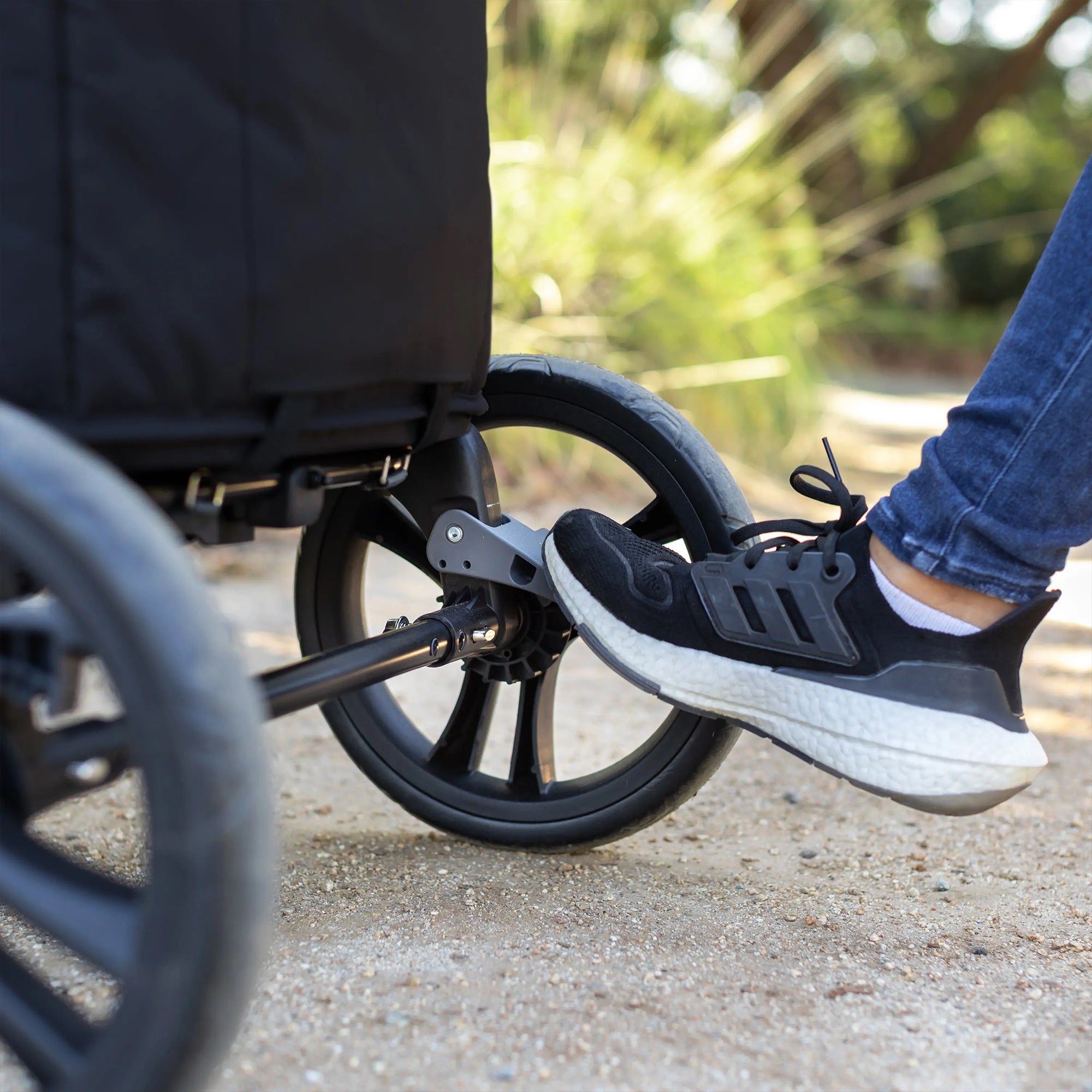 Baby Trend Navigator 2-in-1 Foldable Stroller Wagon with Dual Canopy, Dash Blue - VMInnovations