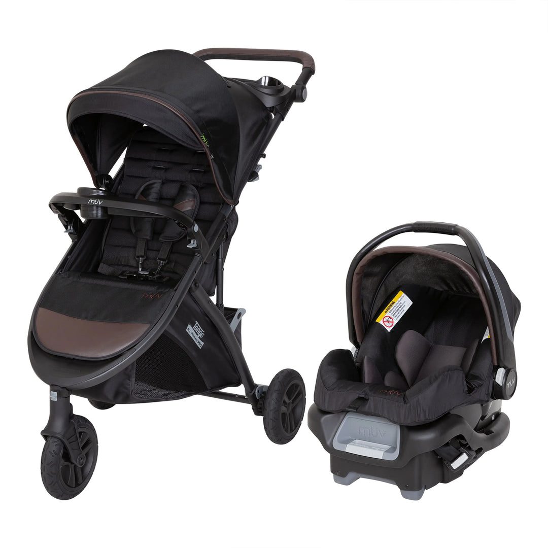 Baby Trend Tango Pro Stroller Travel System with Ally 35 Infant Car Seat, Brown - VMInnovations