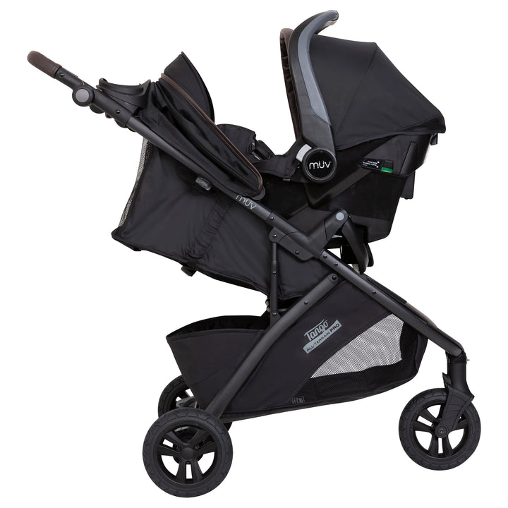 Baby Trend Tango Pro Stroller Travel System with Ally 35 Infant Car Seat, Brown - VMInnovations
