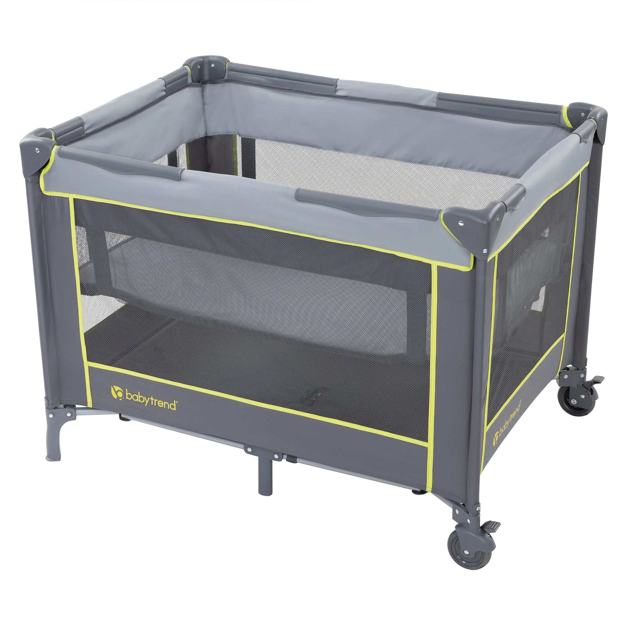 Baby Trend Portable Playard w/Bassinet & Travel Bag, Nursery Center (Open Box) - VMInnovations