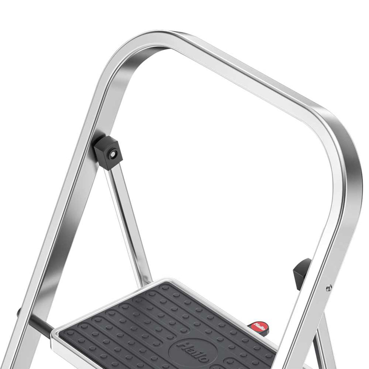 Hailo 2-Tread Household Step Stool, 11.8" Wide Step, 330 lb Capacity (Open Box)
