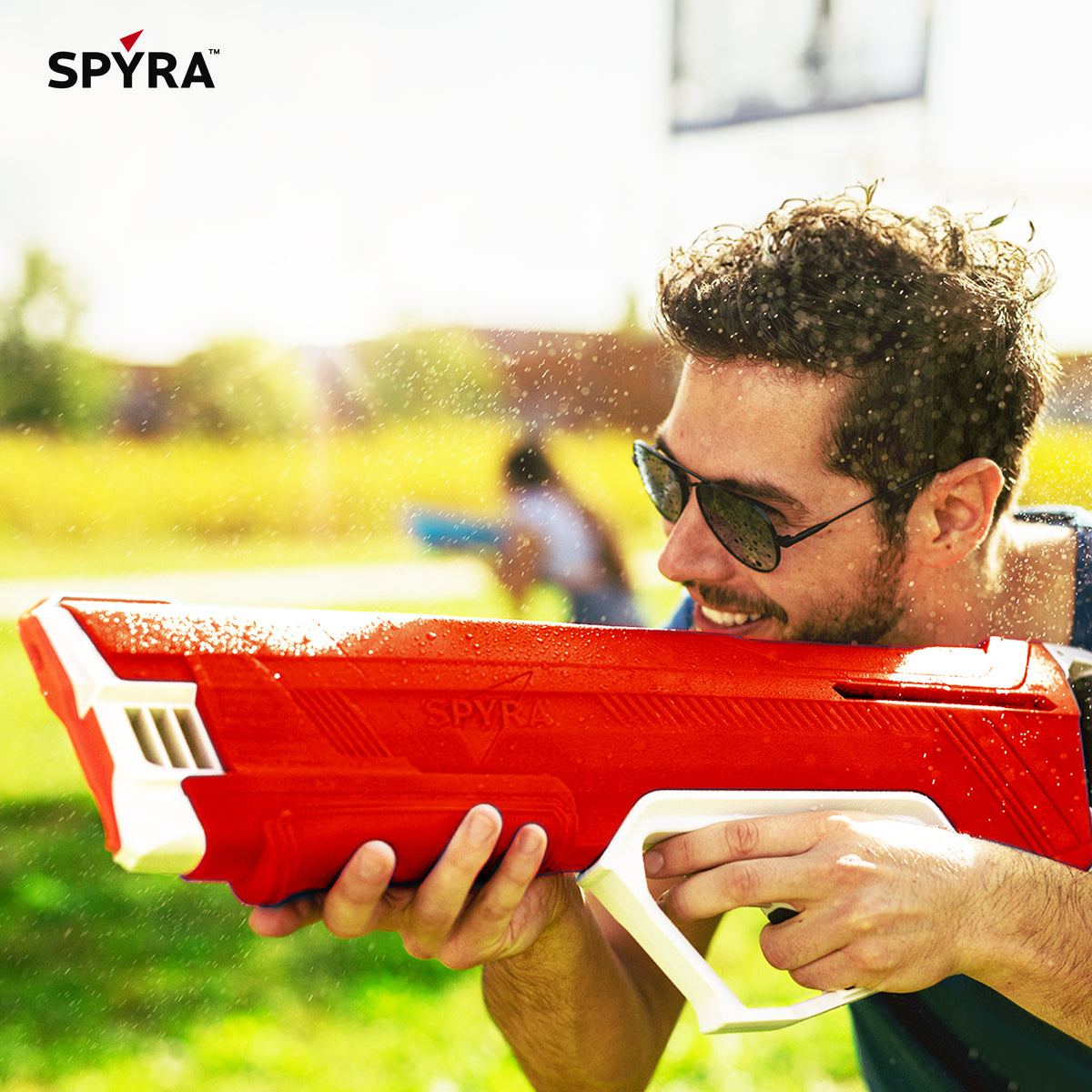 SPYRA Manual Water Blaster, Outdoor Squirt Gun for Pool Games, SpyraLX (Used) - VMInnovations