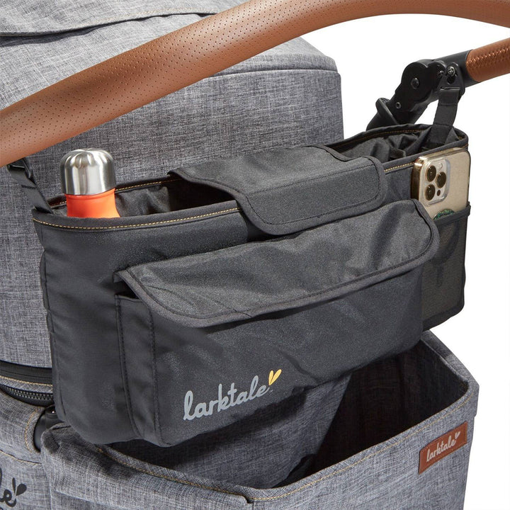 Larktale Sprout V2 Adjustable Stroller 2 Seater Wagon, 120 lb Capacity, Black - VMInnovations