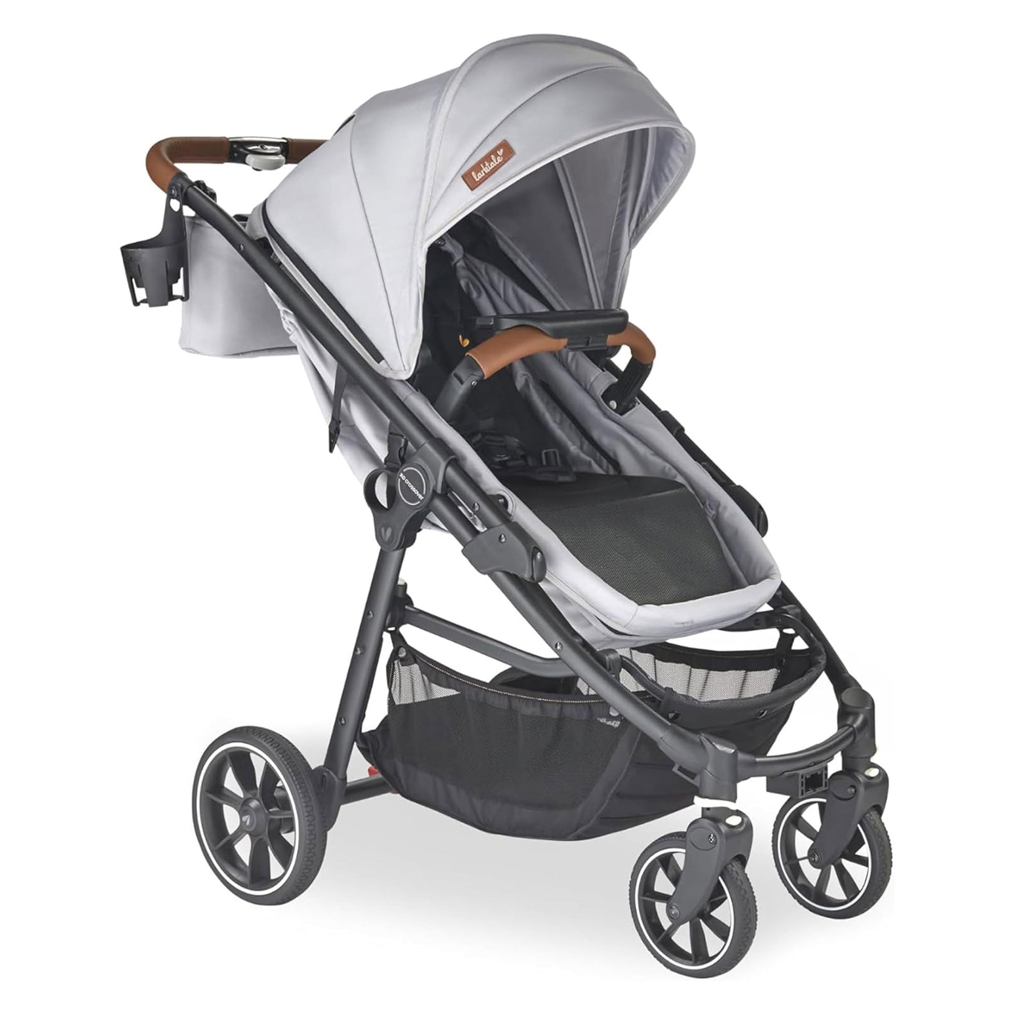 Larktale Crossover V2 All-In-One Stroller 2 Seater Wagon, Gray (Open Box) - VMInnovations