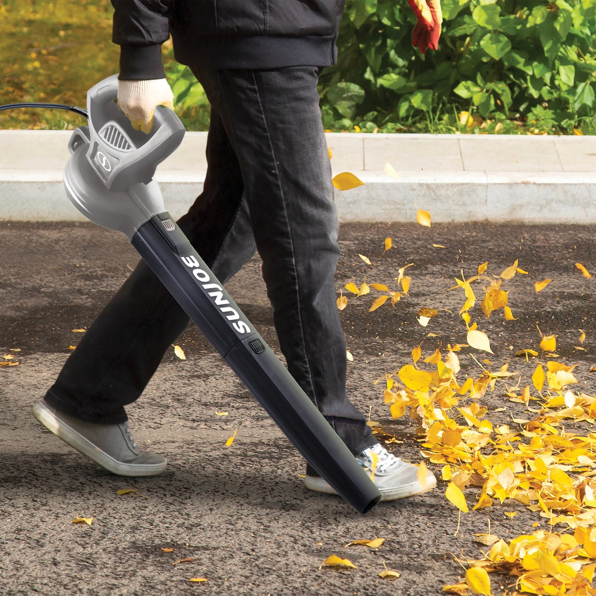 Sun Joe Electric All Purpose Leaf Blower, 6 Amp Motor, 155MPH Air Speed, SBJ597E