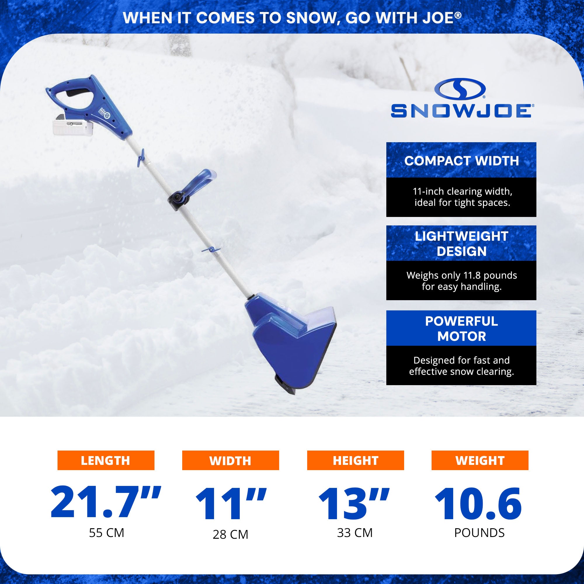 Snow Joe 24V Cordless Snow Shovel Kit for Winter Snow Removal(For Parts) - VMInnovations